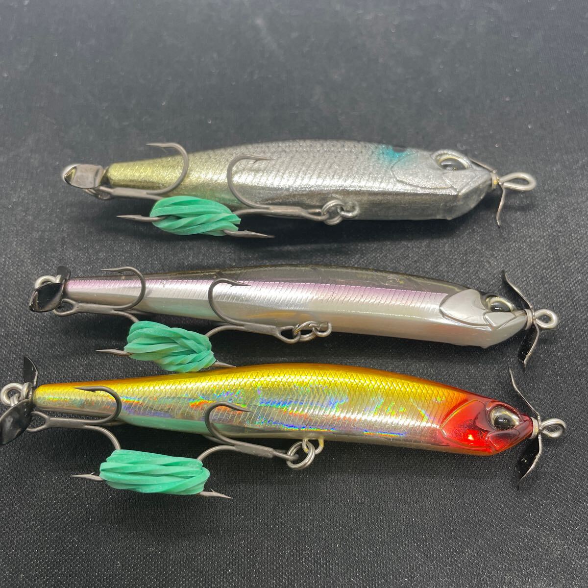 ★美品 送料無料★② デュオ レアリス スピンベイト 80 シャロー 72 ALPHA 3本セット DUO REALIS SPINBAIT SHALLOW 琵琶湖 ワカサギ バス _画像6