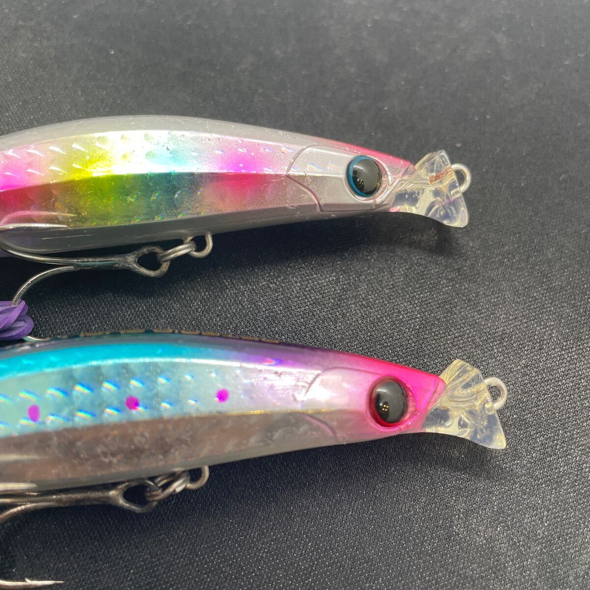 ★美品 送料無料★アストレイア シャロー 99F SR ２本セット エクリプス ECLIPSE ASTRAIA SHALLOW シーバス ヒデ サーフ 河川 ミノー _画像6