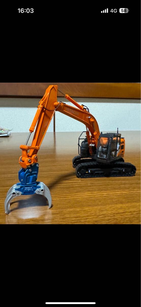 1/50 日立建機ザクシス225 イワフジグラップル 超希少|Yahoo 1/50 日立建機ザクシス225 イワフジグラップル 超希少|Yahoo