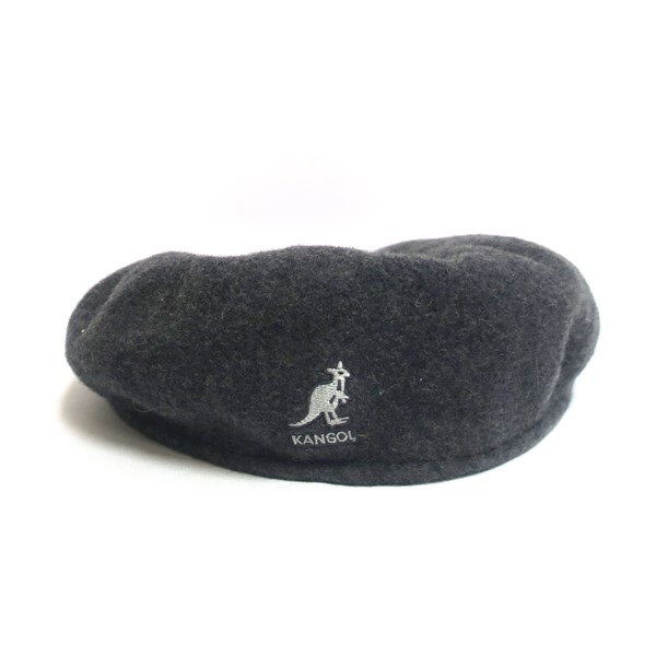 KANGOL カンゴール ヴィンテージ ウール ハンチング 帽子 グレー【送料無料】【質(zhì)屋 かんてい局橫浜港南店】中古品　used AB
