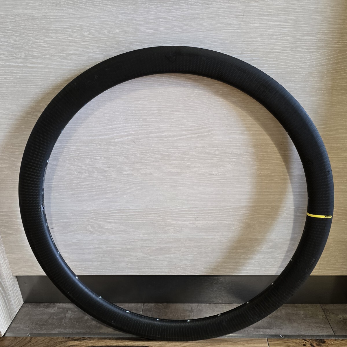 【ジャンク】Mavic SLR45 フロント リム、ハブセットのみ