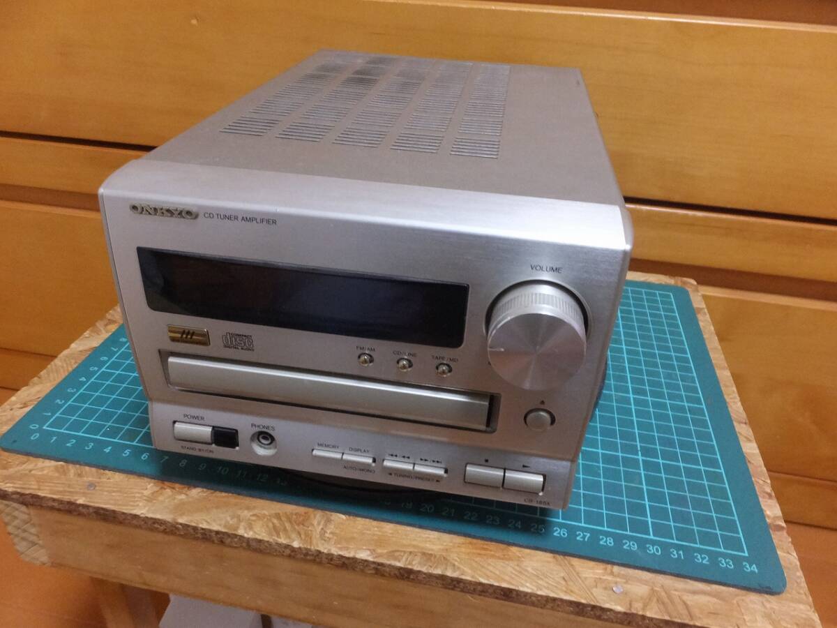 【AM受信NG?美品】(ピックアップ新品)ONKYO CR-185X CDチューナーアンプ 本體のみ