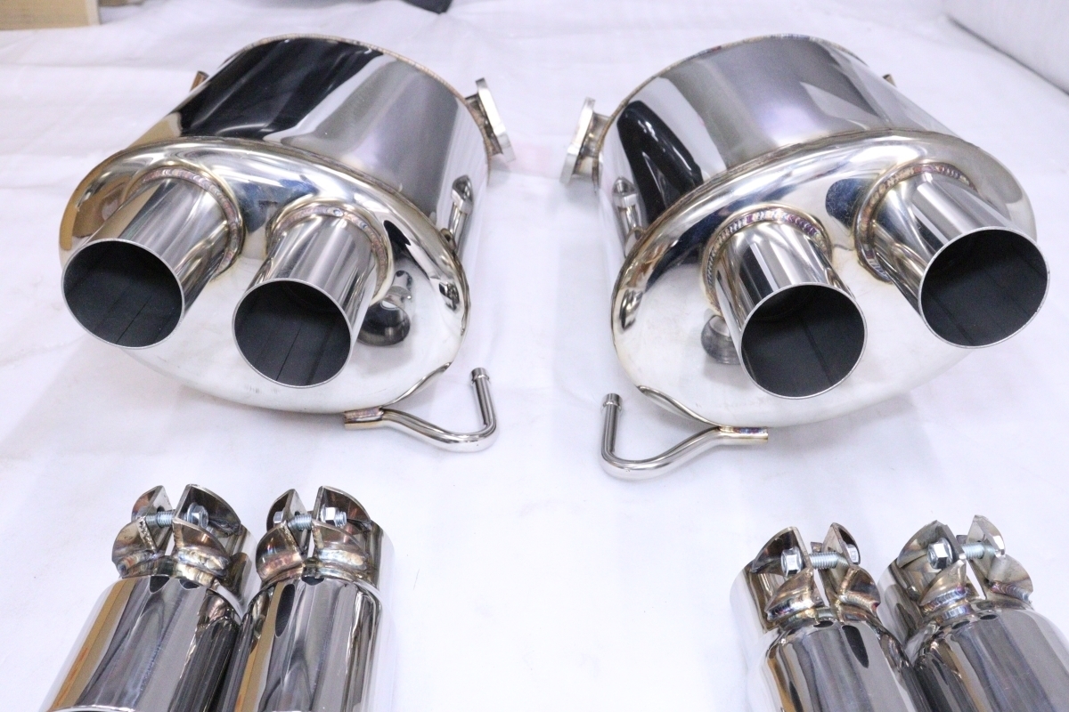 51-871★未使用品 AVO★VAG WRX-STI マフラーセット S2D15G3HATWNT デュアルリアマフラー ツインタイプ 社外 レヴォーグ スバル (YM)
