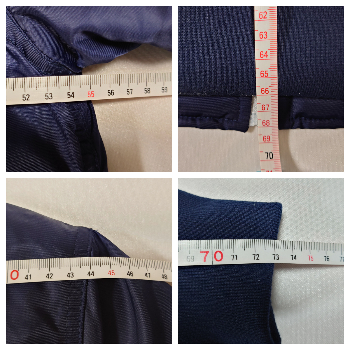 ADIDAS Originals LOGO BOMBER JACKET アディダス オリジナルス ロゴ ボンバージャケット ネイビー/紺 AY8636 サイズ 95/M_画像5