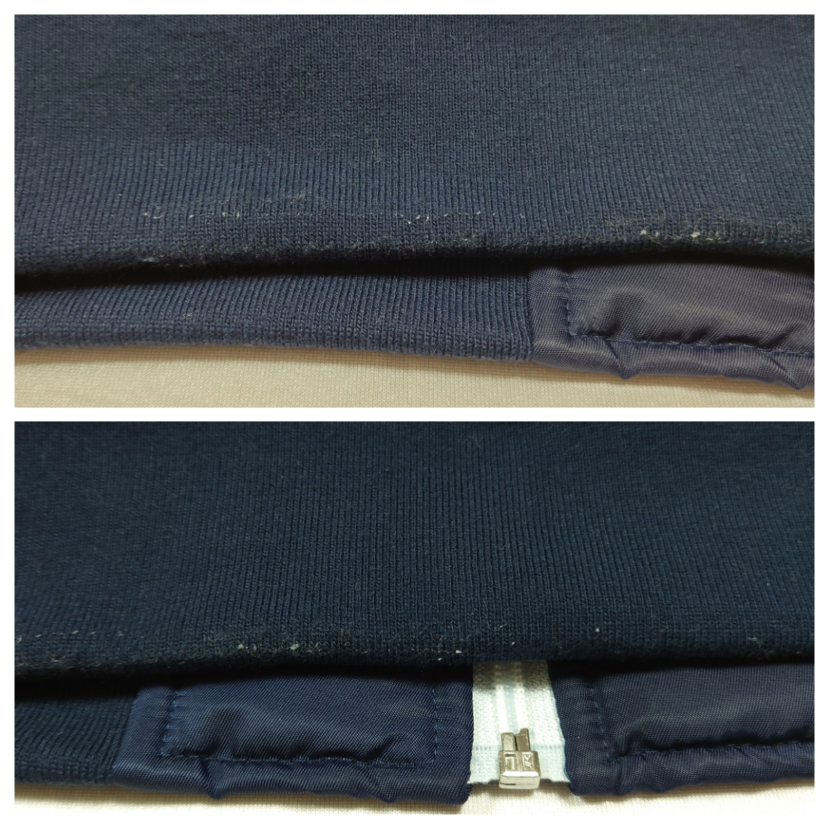 ADIDAS Originals LOGO BOMBER JACKET アディダス オリジナルス ロゴ ボンバージャケット ネイビー/紺 AY8636 サイズ 95/M_画像6