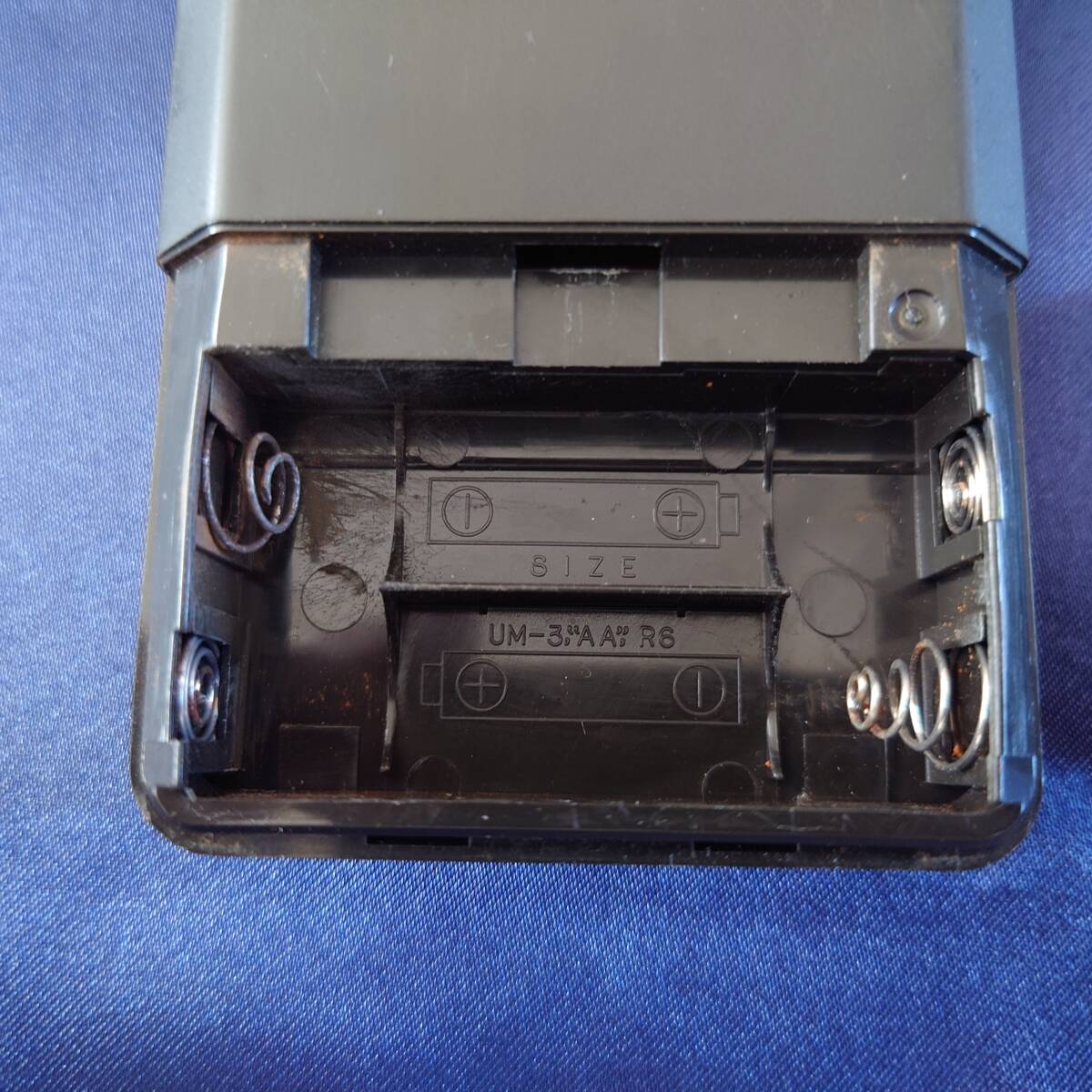 SONY ソニー リモコン RM-S737 赤外線発光確認済み 文字消え無し 電池端子サビあり_画像5