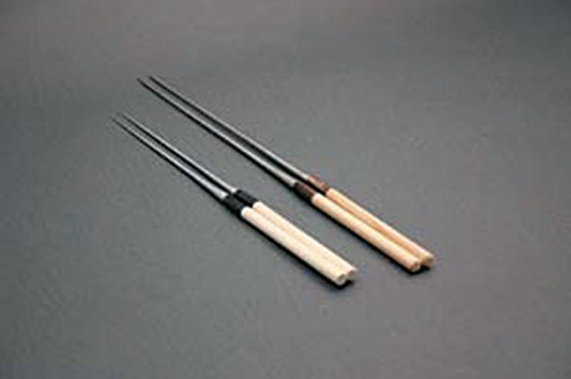 カンダ 水牛桂柄盛箸 16.5cm_画像1