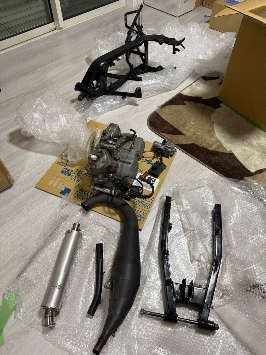 NCR80 NSR50 NSR80 CR80 希少 82cc 2st フレーム エンジン NCR80 NSR50 NSR80 CR80 希少 82cc 2st フレーム エンジン