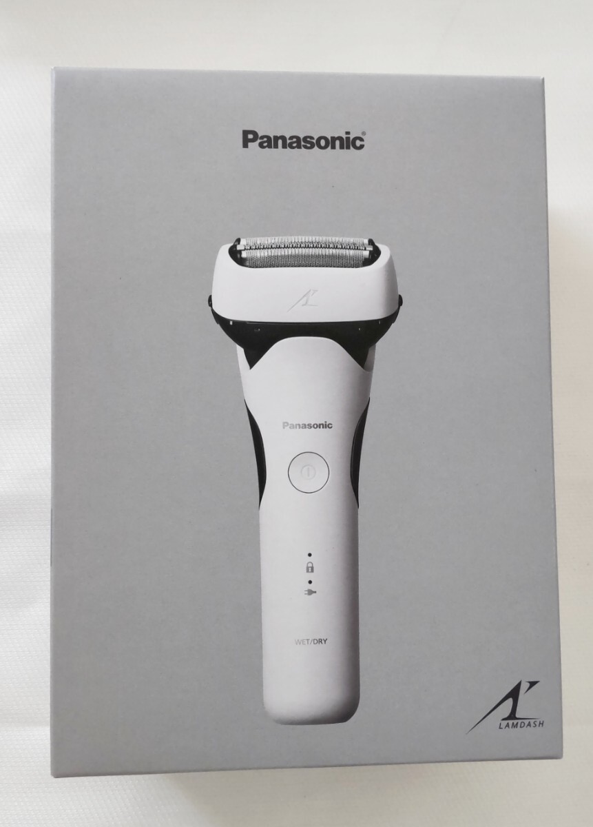 ◆〈未使用品〉【Panasonic 】パナソニック ラムダッシュ 3枚刃 ES-LT2C-W ホワイト シェーバー 髭剃り ◆
