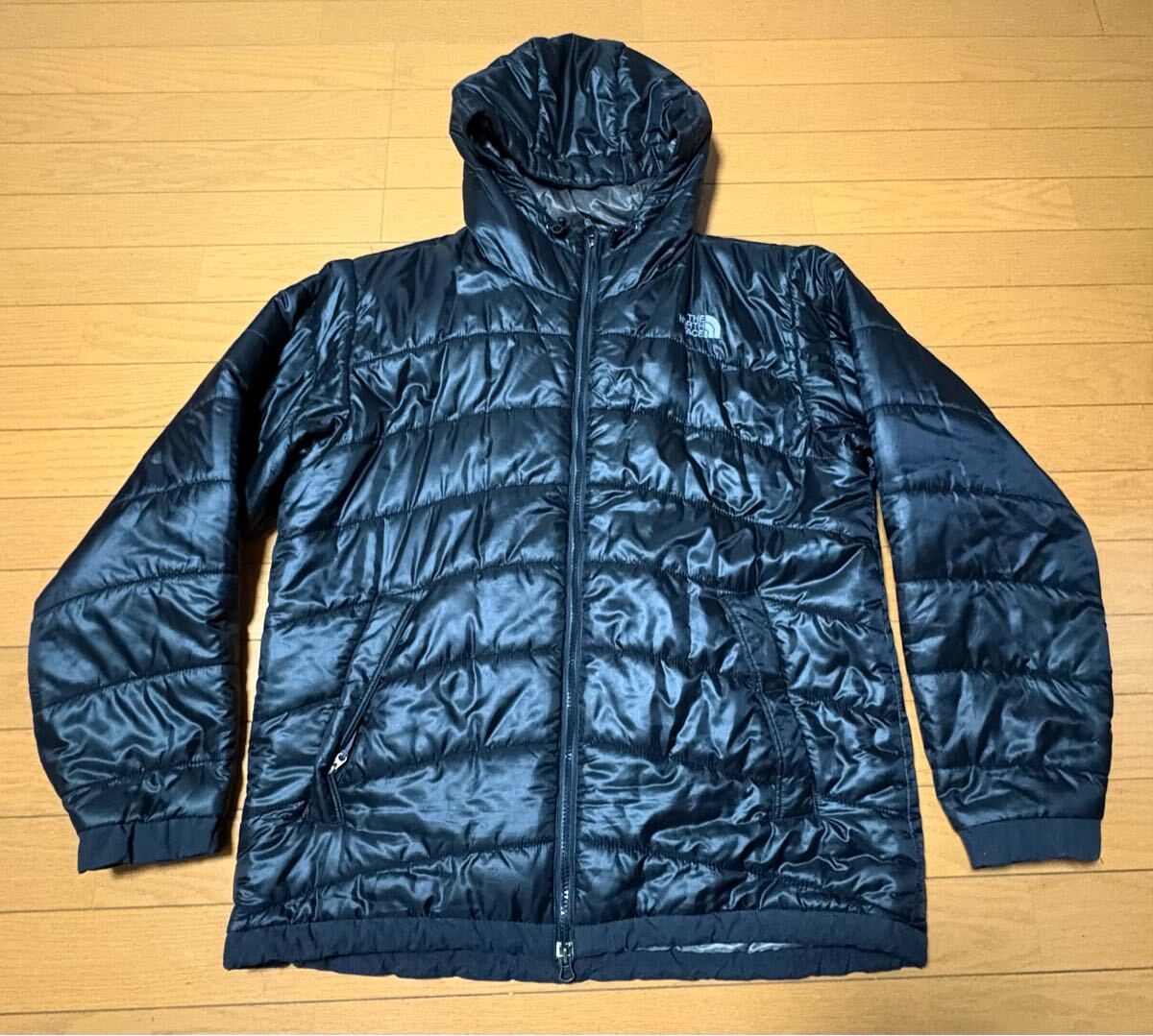 ザ ノースフェイス Cerro Torre HD Jacketプリマロフト　ブラック　ナイロンフーディー Lサイズ