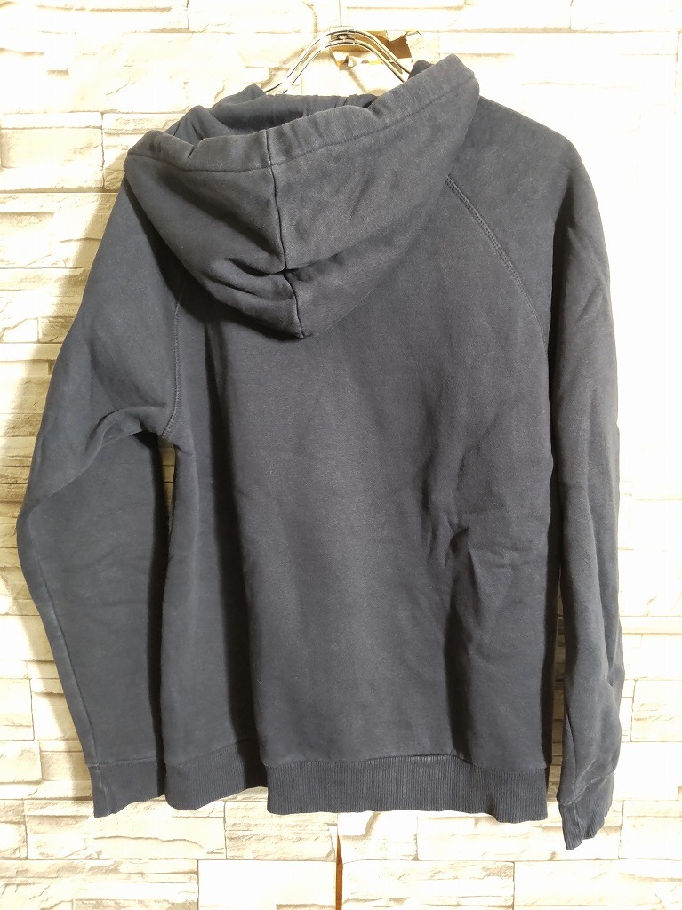 women's I292 adidas originals アディダス オリジナルス ビッグ トレフォイル プルオーバー スウェット パーカー L ネイビー_画像3