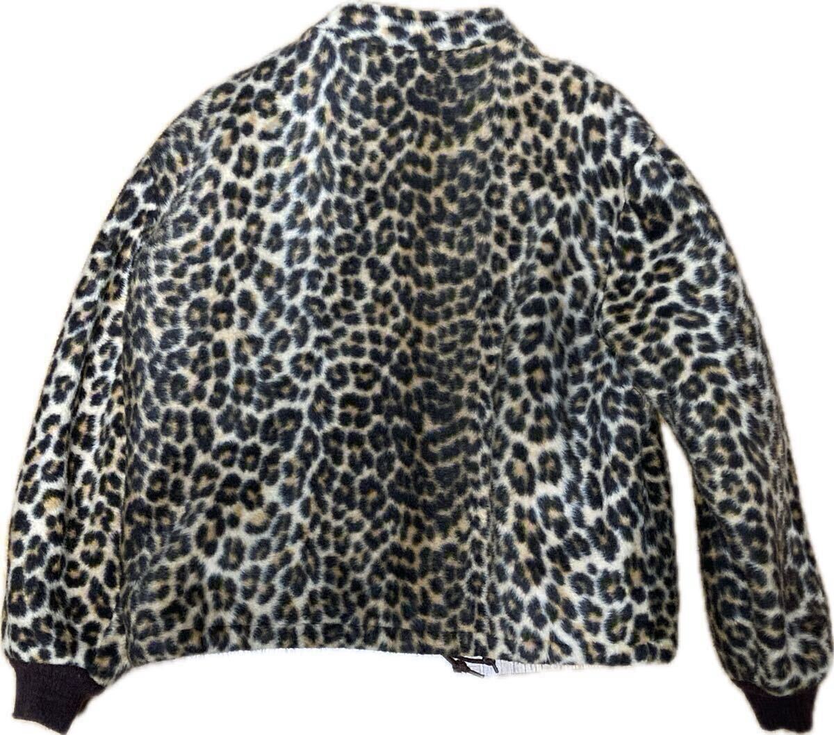 ビンテージ フェイクファー ジャケット leopard 豹柄 50s 60s ビンテージ フェイクファー ジャケット leopard 豹柄 50s 60s