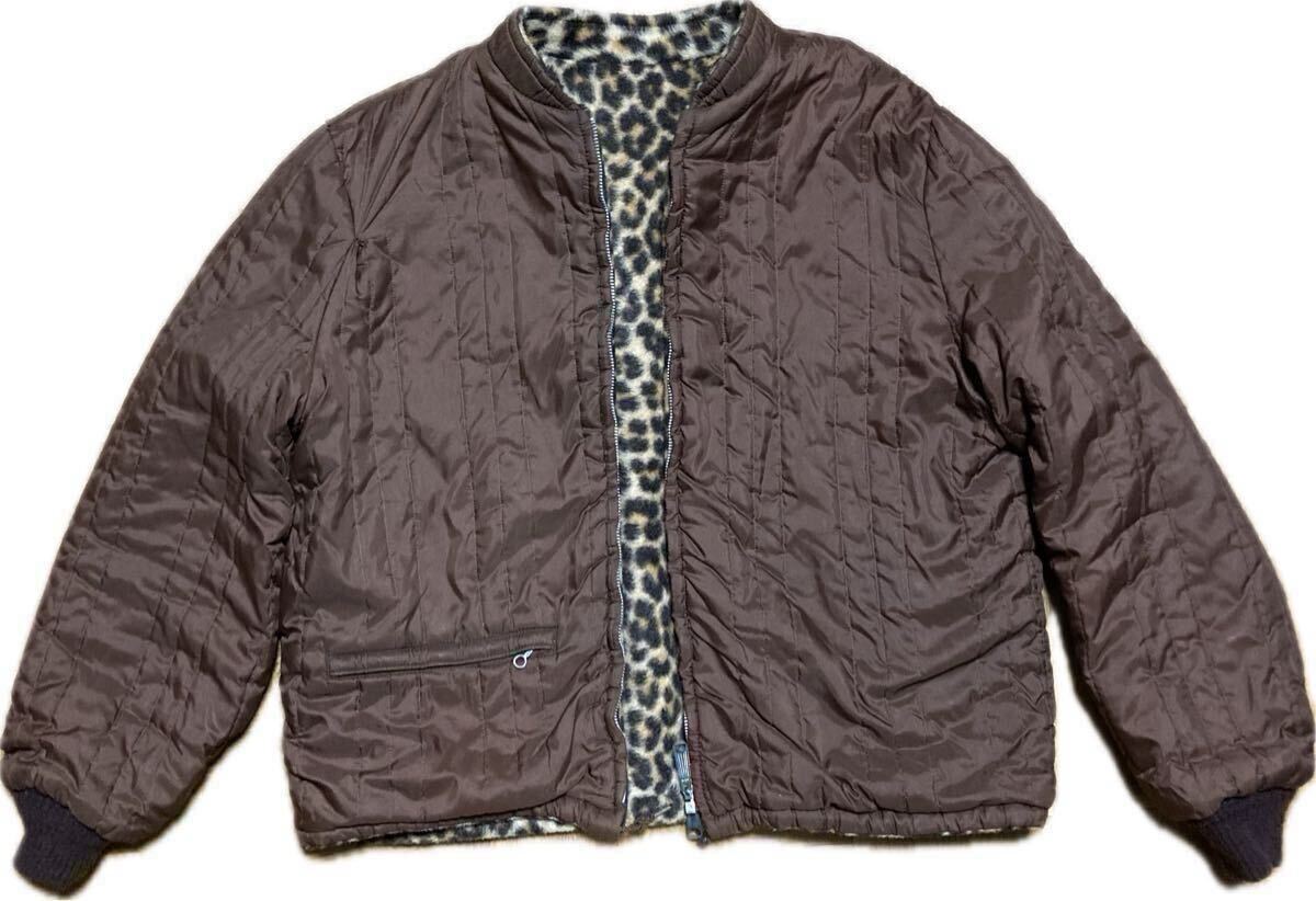 ビンテージ フェイクファー ジャケット leopard 豹柄 50s 60s ビンテージ フェイクファー ジャケット leopard 豹柄 50s 60s