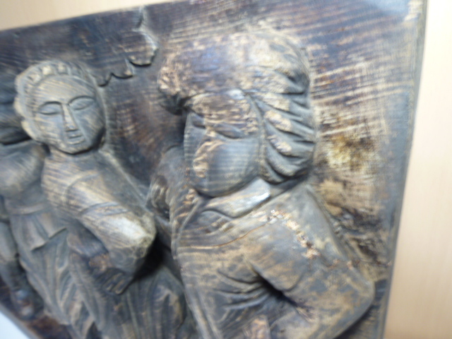 木製 木彫り 壁掛け 壁飾り インテリア スペイン製?_画像5