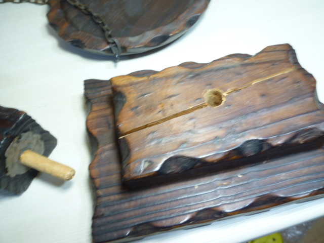 天秤 オブジェ 木製 インテリア アンティーク スペイン製_画像6