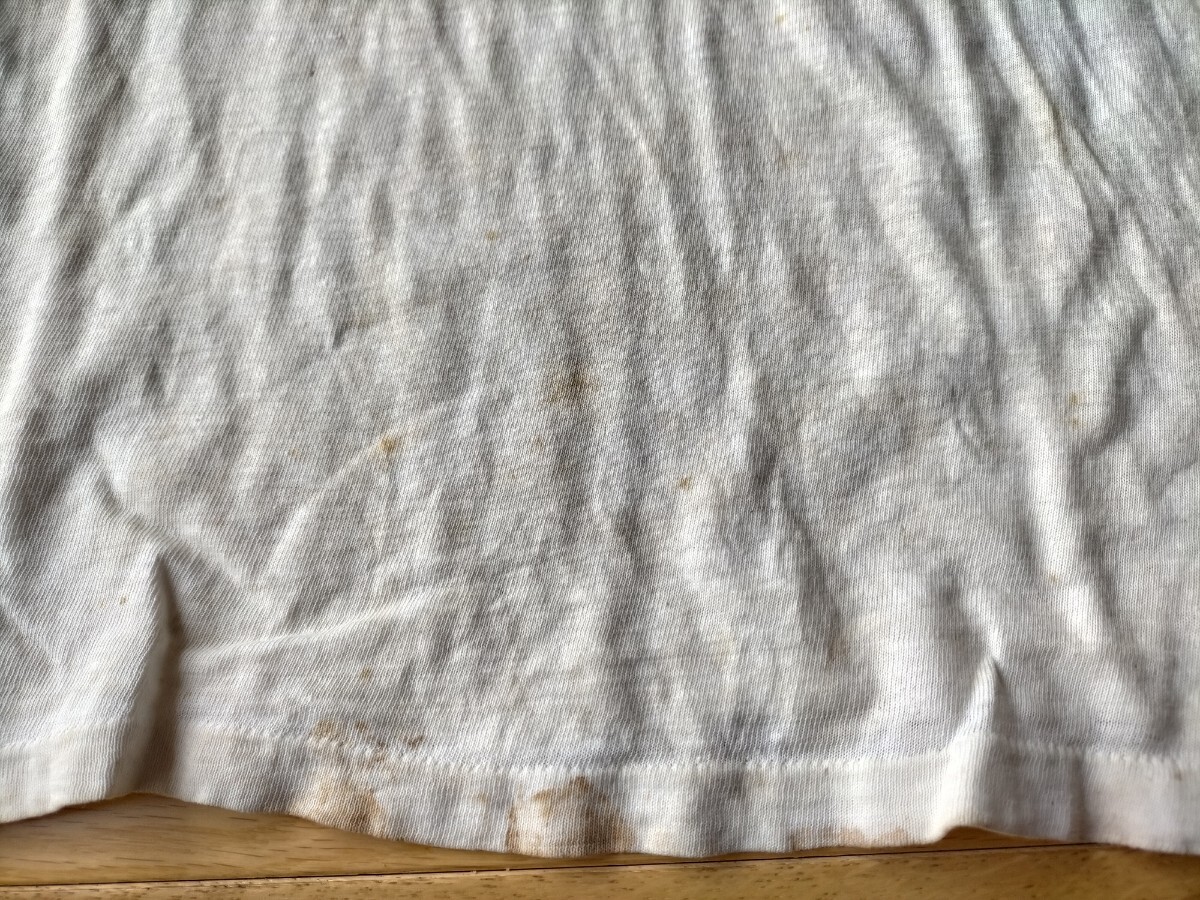 ★’70年代Hanes★送料230円★ヴィンテージTシャツ サイズM★ MADE IN U.S.A. ヘインズ 白色 イラスト ビンテージ 古着 レトロ レア_画像8