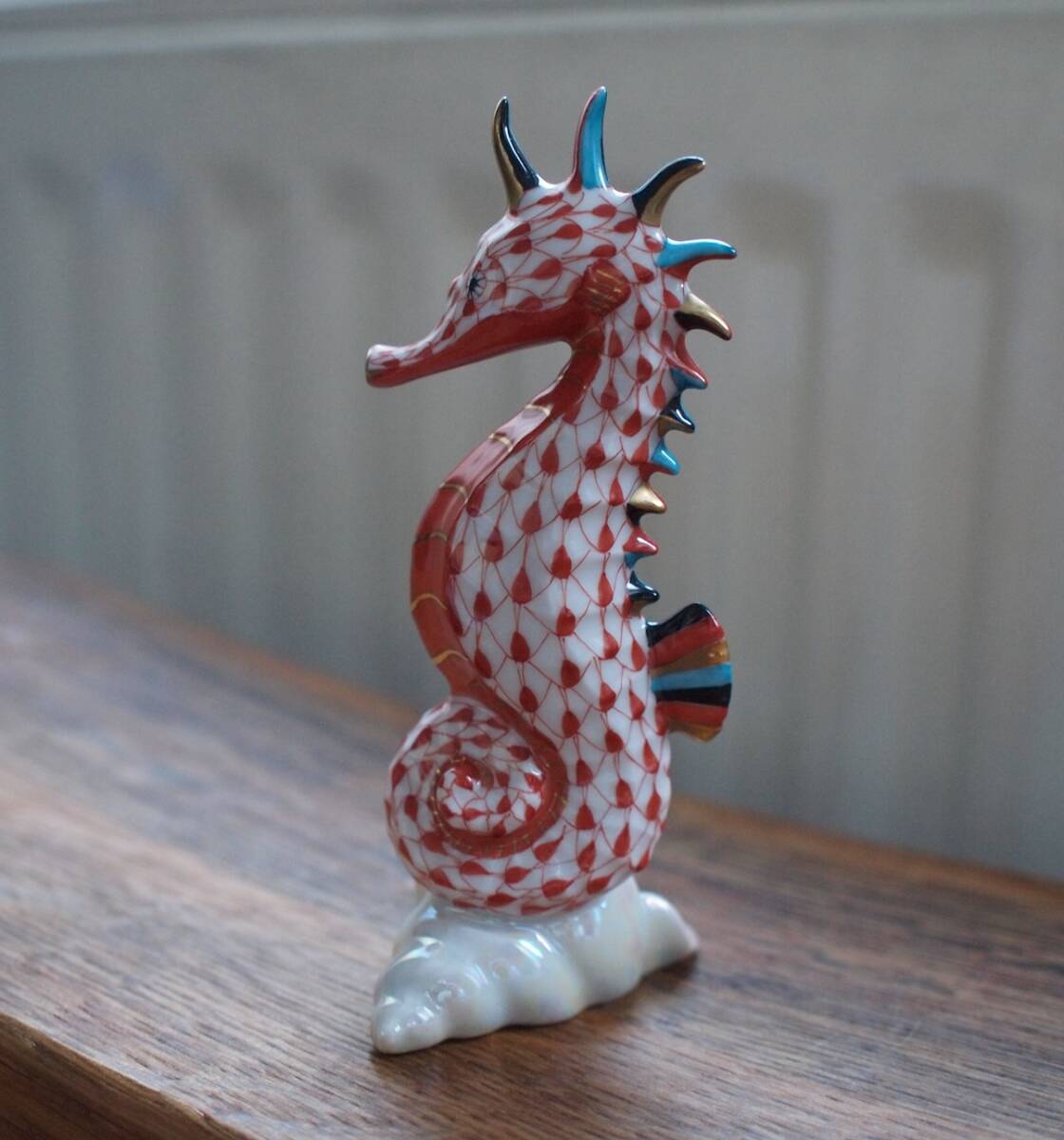ヘレンド Herend 辰 タツノオトシゴ 十二支 辰年 超美品
