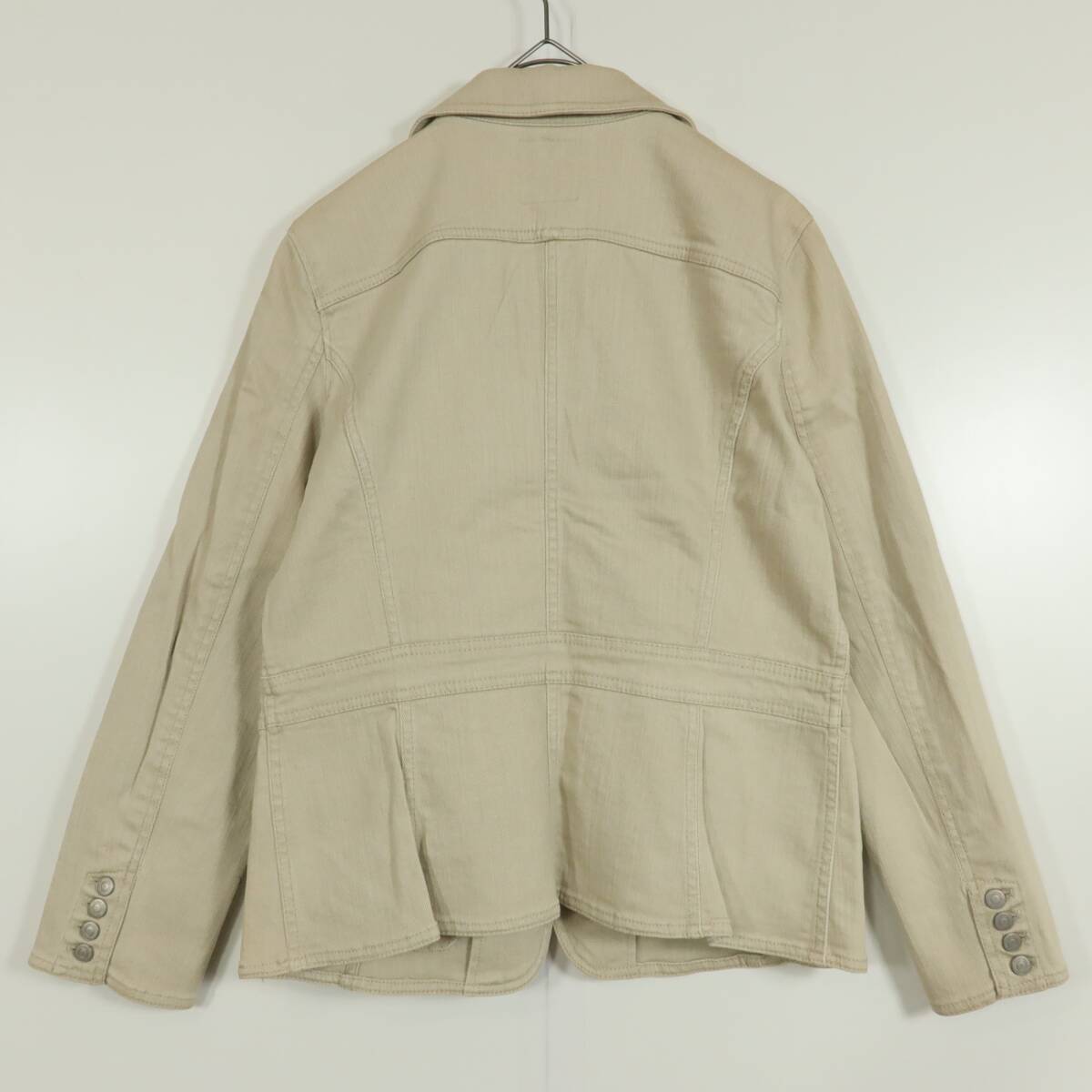 組曲★テーラードジャケット 大きいサイズ6 ベージュ系 z11736