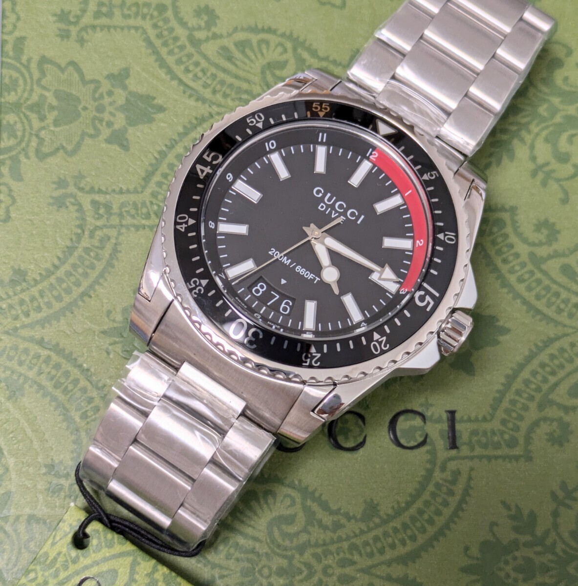 新品未使用　GUCCI　腕時計　DIVE YA136212 45ミリ　メンズ グッチ グッチ ダイブ メンズ YA136212 |腕時計通販ブルーク