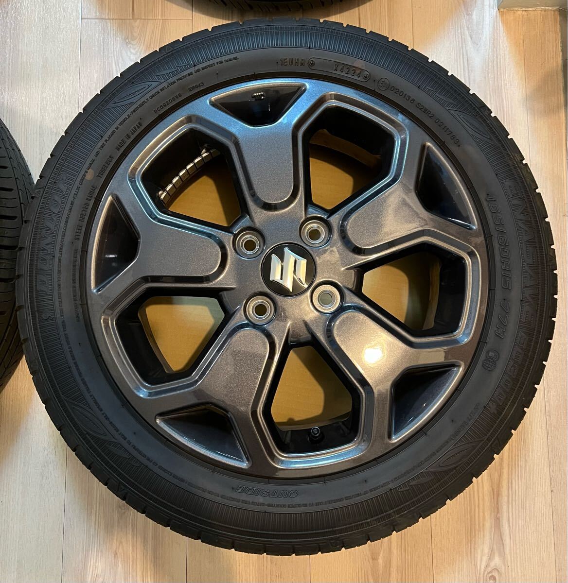 ハスラー タフワイルド 純正タイヤホイールセット【中古 ハスラー タフワイルド 純正タイヤホイールセット【中古
