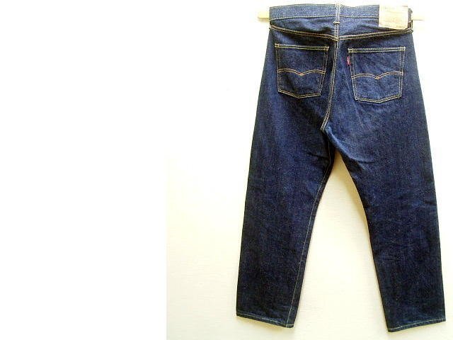 ◇即決[W34]LVC 濃紺 初期 Levi's 66501-0117 舊日本制 501XX リジッド ビンテージ復(fù)刻 LEVI’S VINTAGE CLOTHING デニム パンツ■173