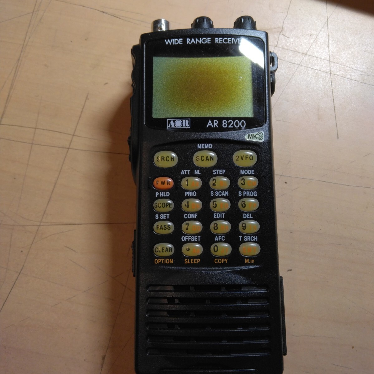 AR8200「ジャンク」 ジャンク/AOR/AR8200/ワイドレンジレシーバー/通電確認済 60サイズ
