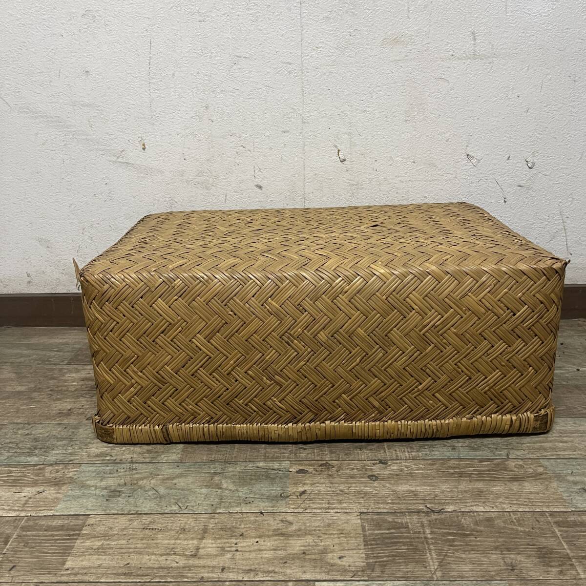 UNY28/36 昭和レトロ 古民具 こうり 竹行李 柳行李 65X44X30 UNY28/36 昭和レトロ 古民具 こうり 竹行李 柳行李 65X44X30