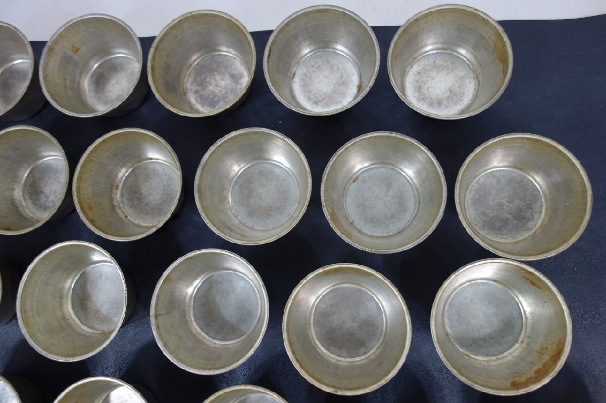 全33点 プリン型 プリンカップ スチール製 2サイズ 製菓型 製菓用品 店舗用品 管理番号A-5_画像3