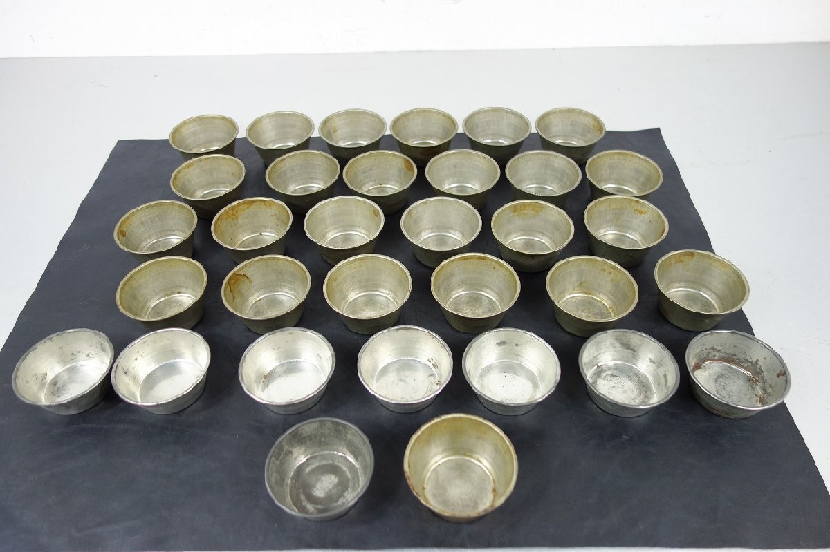 全33点 プリン型 プリンカップ スチール製 2サイズ 製菓型 製菓用品 店舗用品 管理番号A-5_画像1