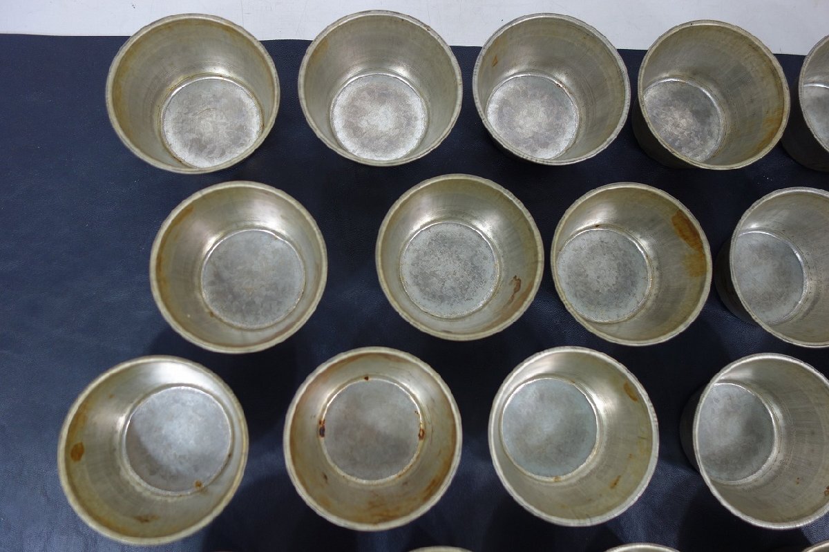 全33点 プリン型 プリンカップ スチール製 2サイズ 製菓型 製菓用品 店舗用品 管理番号A-5_画像2