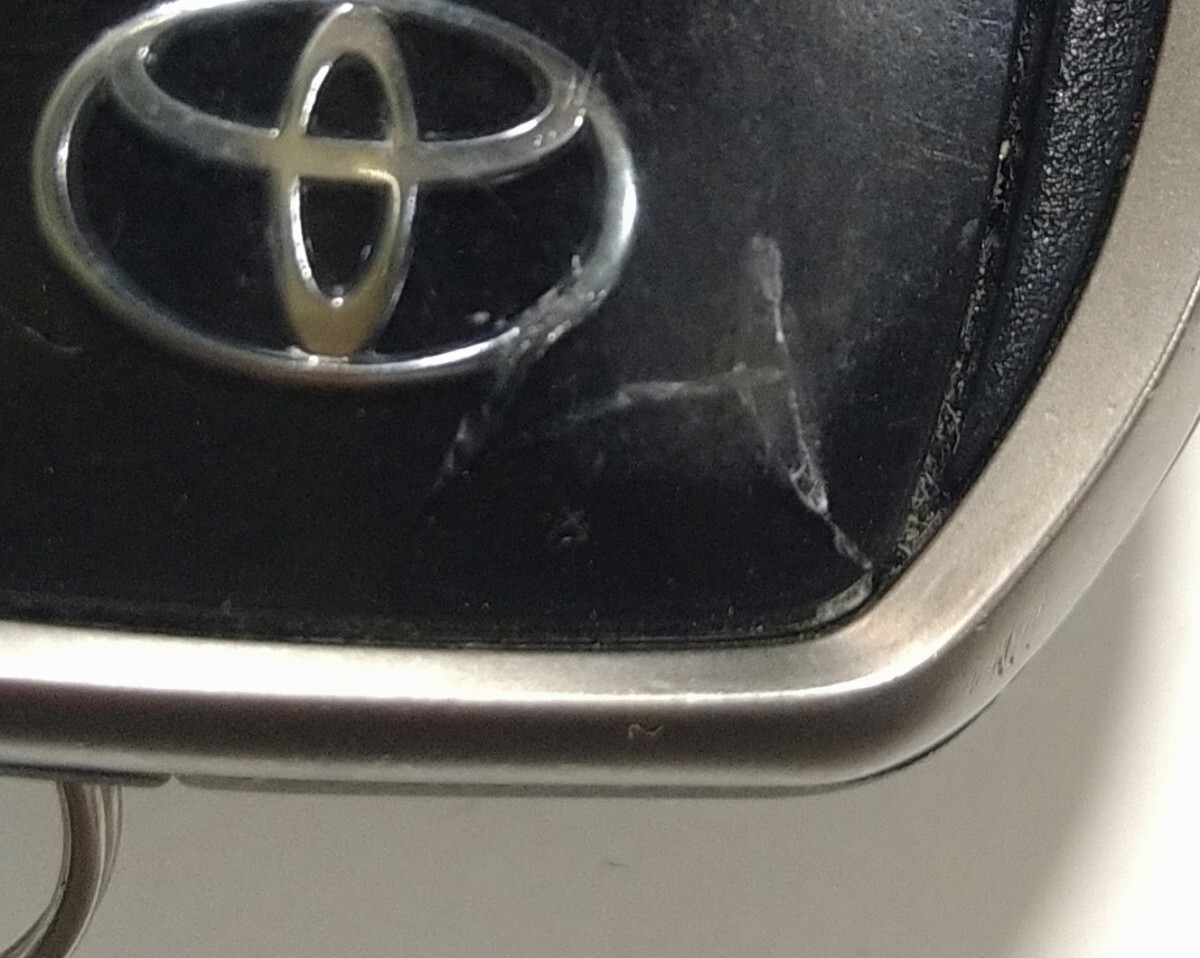 初期化済トヨタ純正スマートキー 6ボタン ヴェルファイア 基盤番号231451-0120 007−AC0146 14FAE新品電池サービス⑰