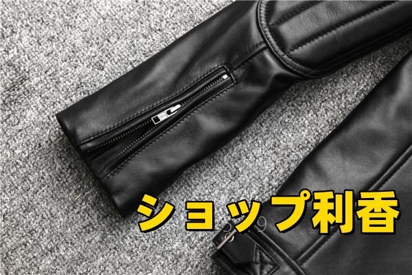 E92☆新品メンズ 羊革 ジャケット 羊革 お灑落 ジャケット ライダース 登山、バイク ジャケット S-5XLサイズ 選択