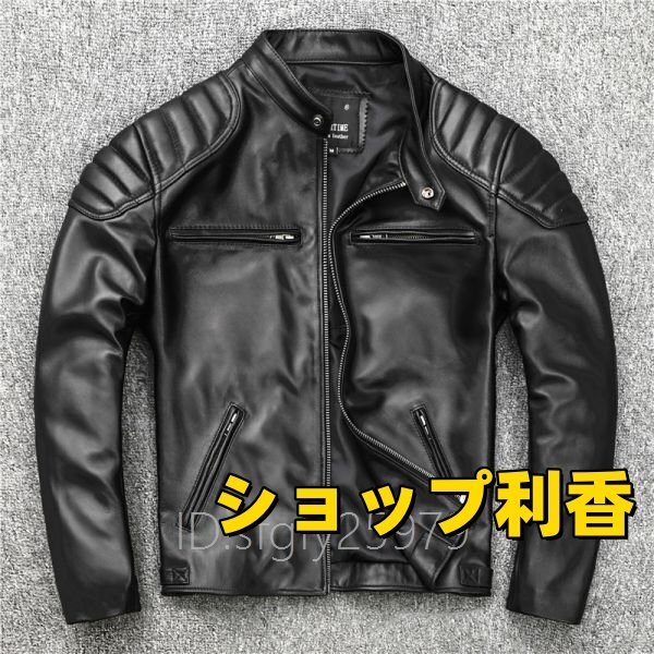 E92☆新品メンズ 羊革 ジャケット 羊革 お灑落 ジャケット ライダース 登山、バイク ジャケット S-5XLサイズ 選択