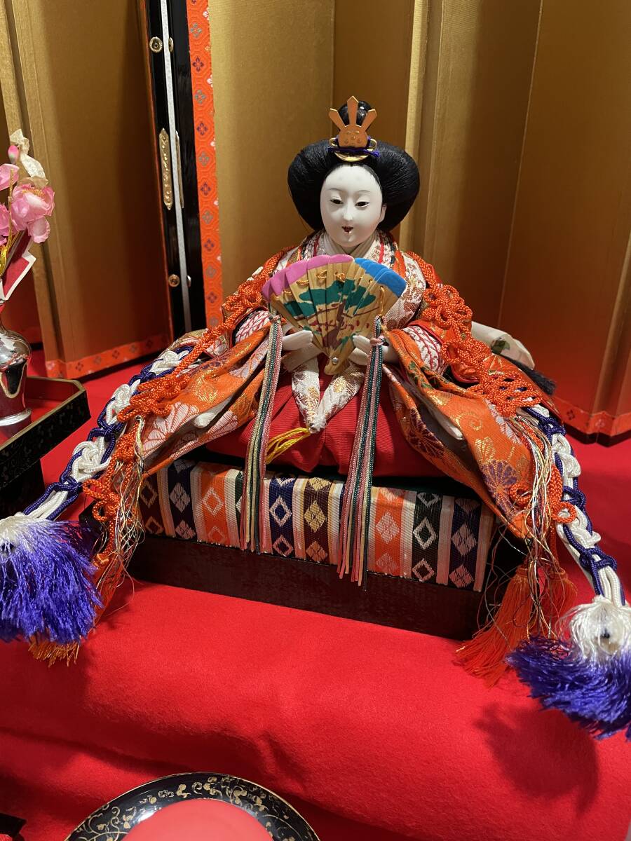 七段飾り 久月 雛人形 おひなさま 三人官女 五人囃子 右近 左近 七段飾り 久月 雛人形 おひなさま 三人官女 五人囃子 右近 左近