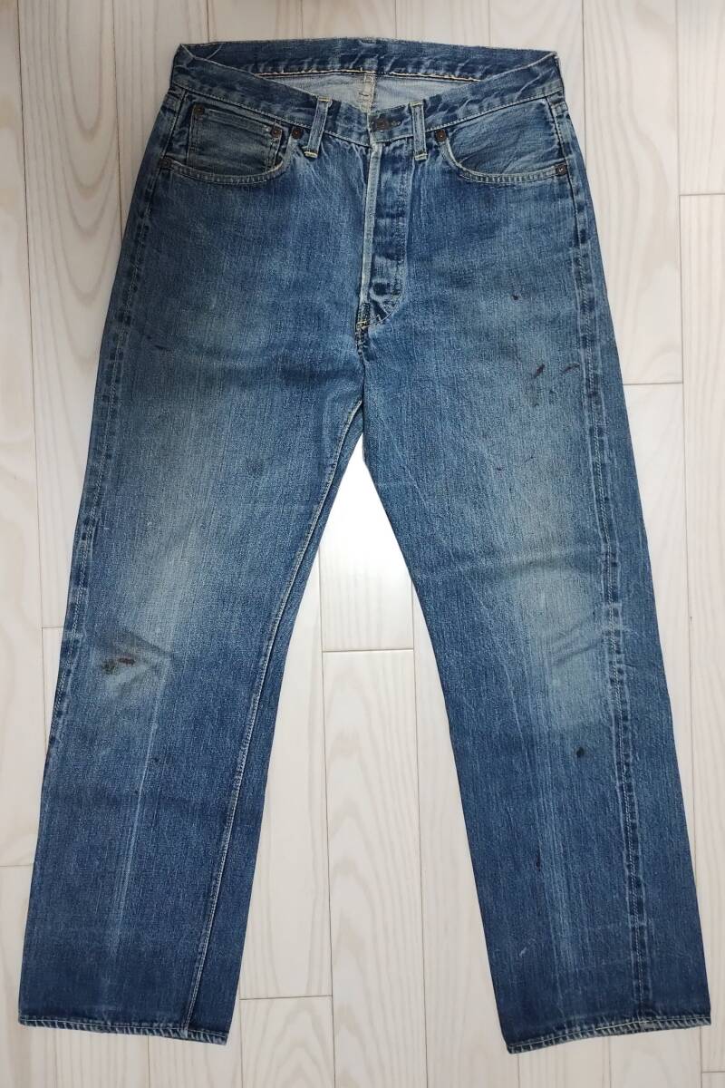 オリジナル】LEVI'S 501XX 片面赤タブ 47モデル ノーリペア オリジナル】LEVI'S 501XX 片面赤タブ 47モデル ノーリペア
