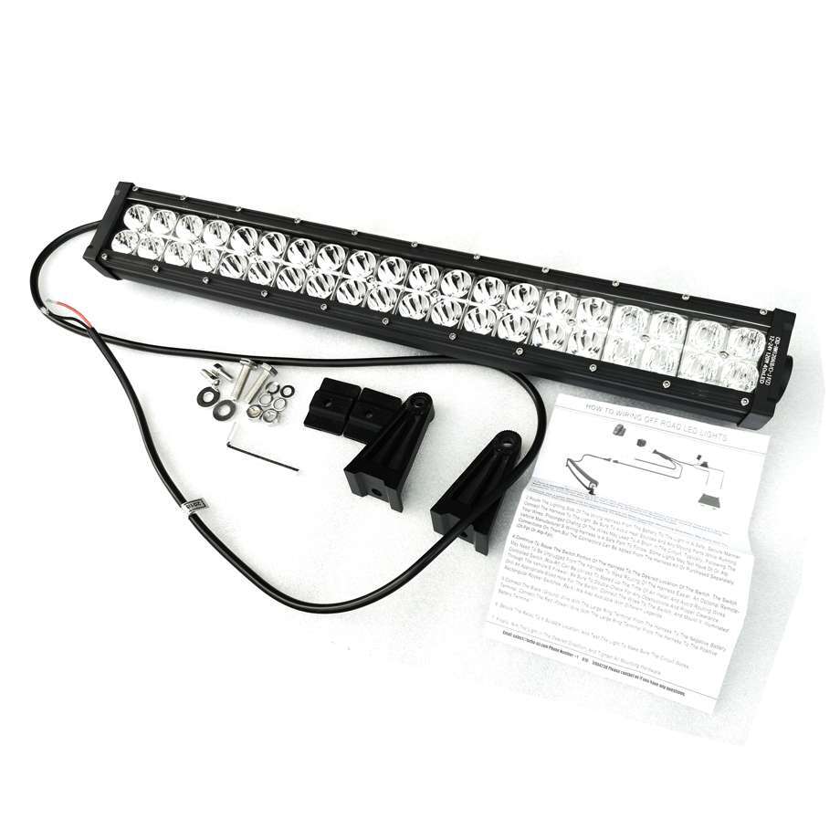 LEDライトバー 20インチ 120W 6000K ブラケット付き