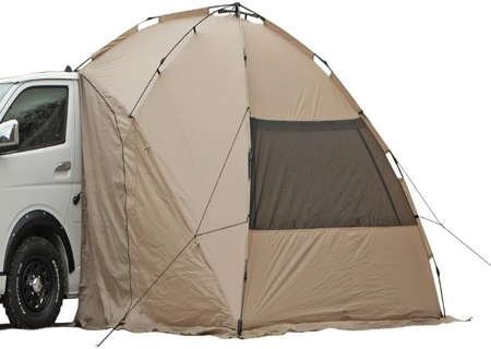 競売 ワンタッチカーサイドタープシェルター ワンタッチタープテント ワンタッチテント 2.8×3.3M その他