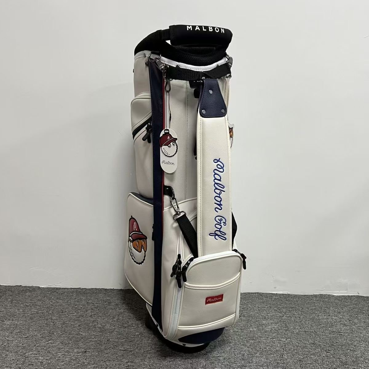 G/4 G/FORE キャディバッグ 9インチ PUレーザー 4kg 新品未使用 G/4 G/FORE キャディバッグ 9インチ PUレーザー 4kg 新品未使用