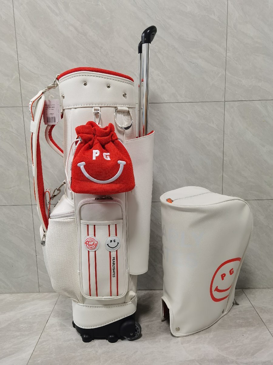 G/4 G/FORE キャディバッグ 9インチ PUレーザー 4kg 新品未使用 G/4 G/FORE キャディバッグ 9インチ PUレーザー 4kg 新品未使用