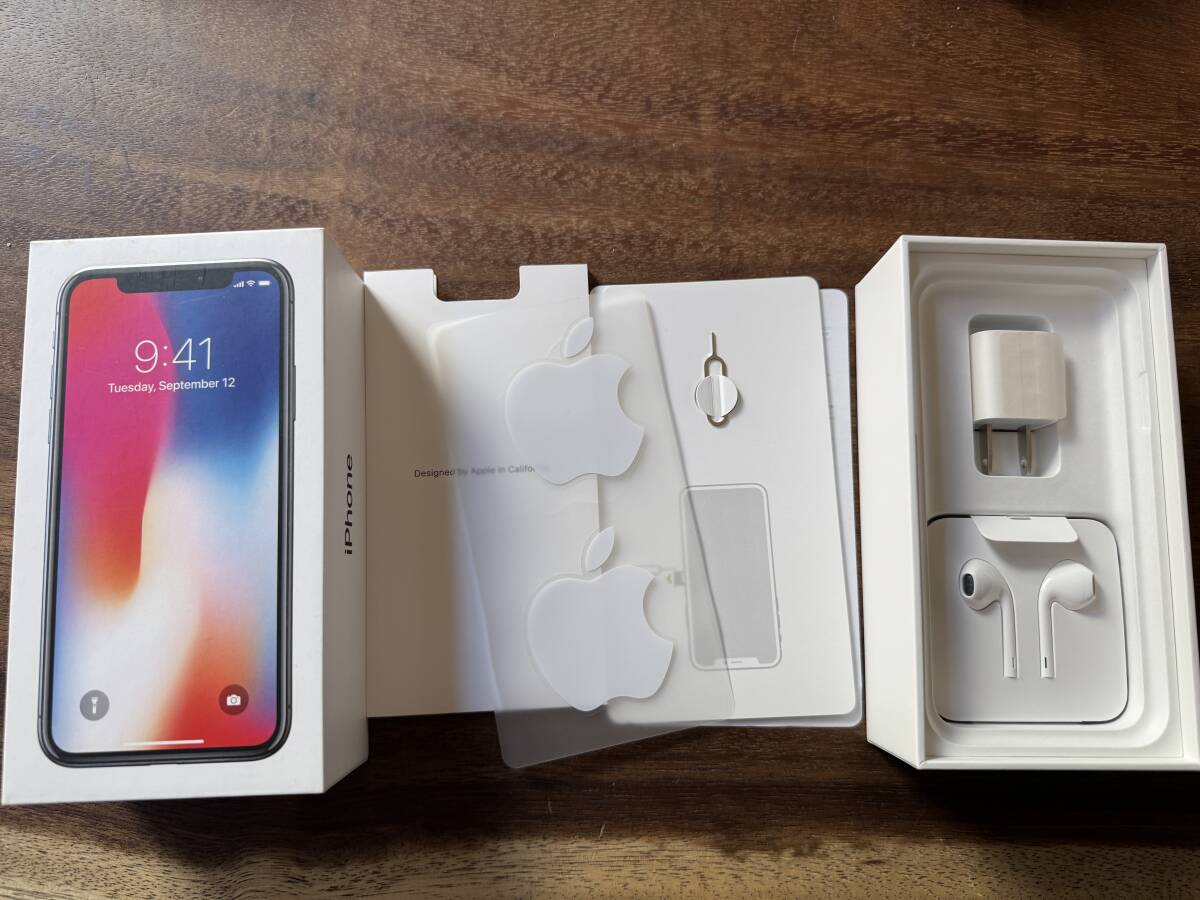 iPhoneX 256GB SIMフリー スペースグレイ