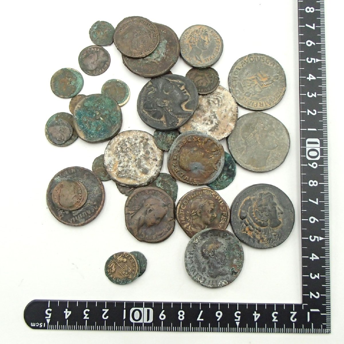 古代ローマの・コレクション（全8点:銀貨5・銅貨3） 古代ローマのコイン・コレクション（全8点:銀貨5・銅貨3） 古代