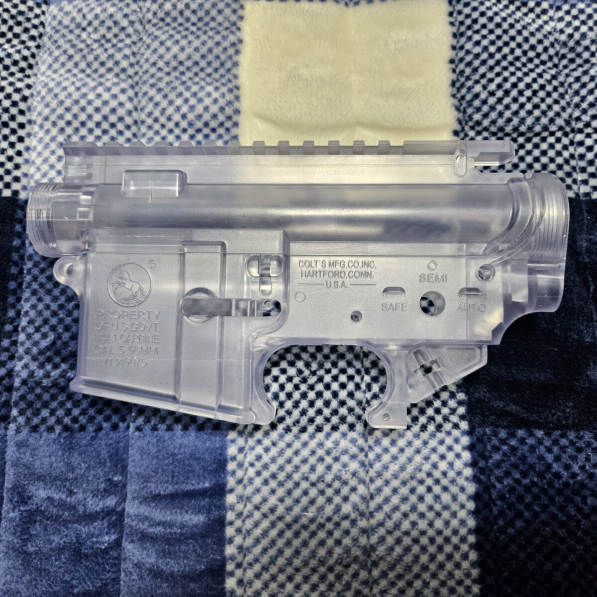 ラスト1 東京マルイ MWS 透明 レシーバー ロア フレーム ( GBB ラスト1 東京マルイ MWS 透明 レシーバー ロア フレーム ( GBB