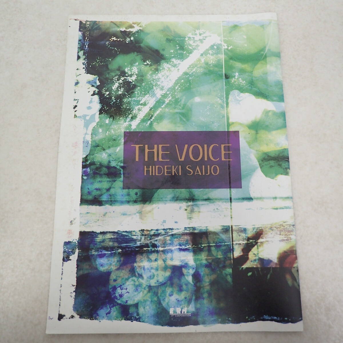 西城秀樹 THEVOICE パンフレット 西城秀樹 パンフレット THE VOICE HIDEKI SAIJO 【IO