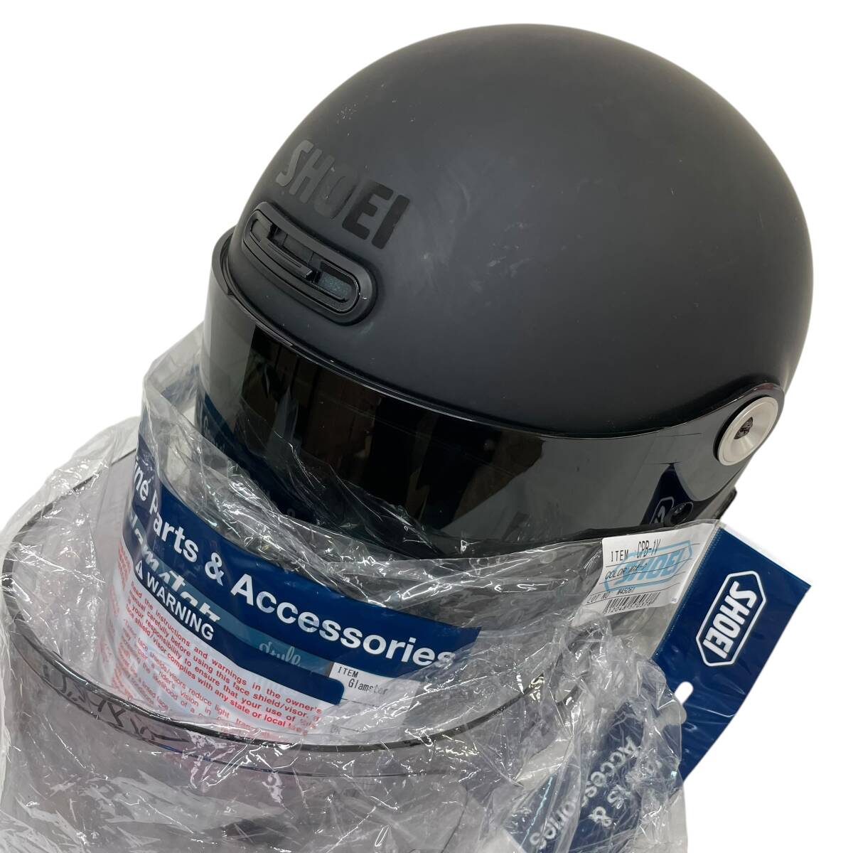 SHOEI ショウエイ Glamster グラムスター フルフェイスヘルメット　※スモークシールド（２枚）・クリアシールド付き 15786-100