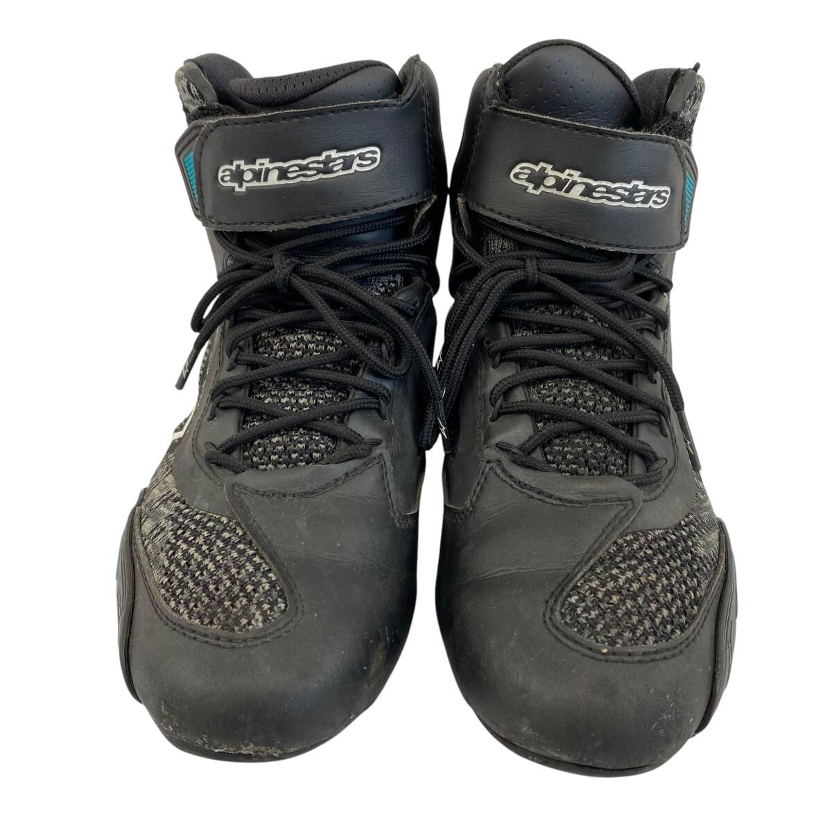 【美品】alpinestars アルパインスターズ　STELLA FASTER-3 RIDE KNIT ライディングシューズ US/5.5?EUR/37 ブラック系 黒系 16825-80
