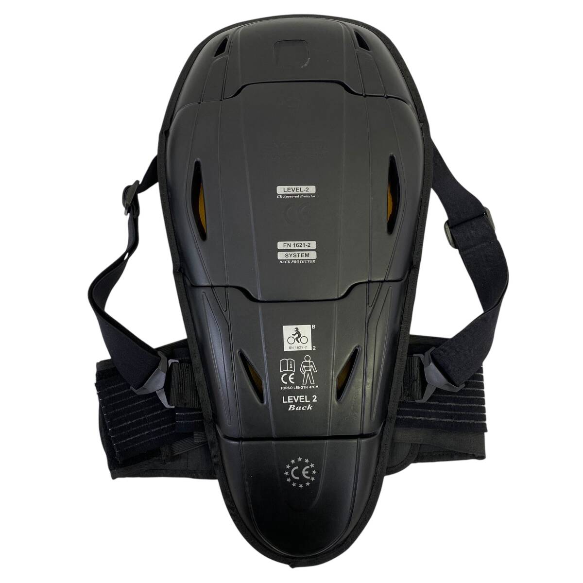 【美品】 コミネ KOMINE バイク用 エクストリームバックガードCEレベル2 free SK-681　 16483-80
