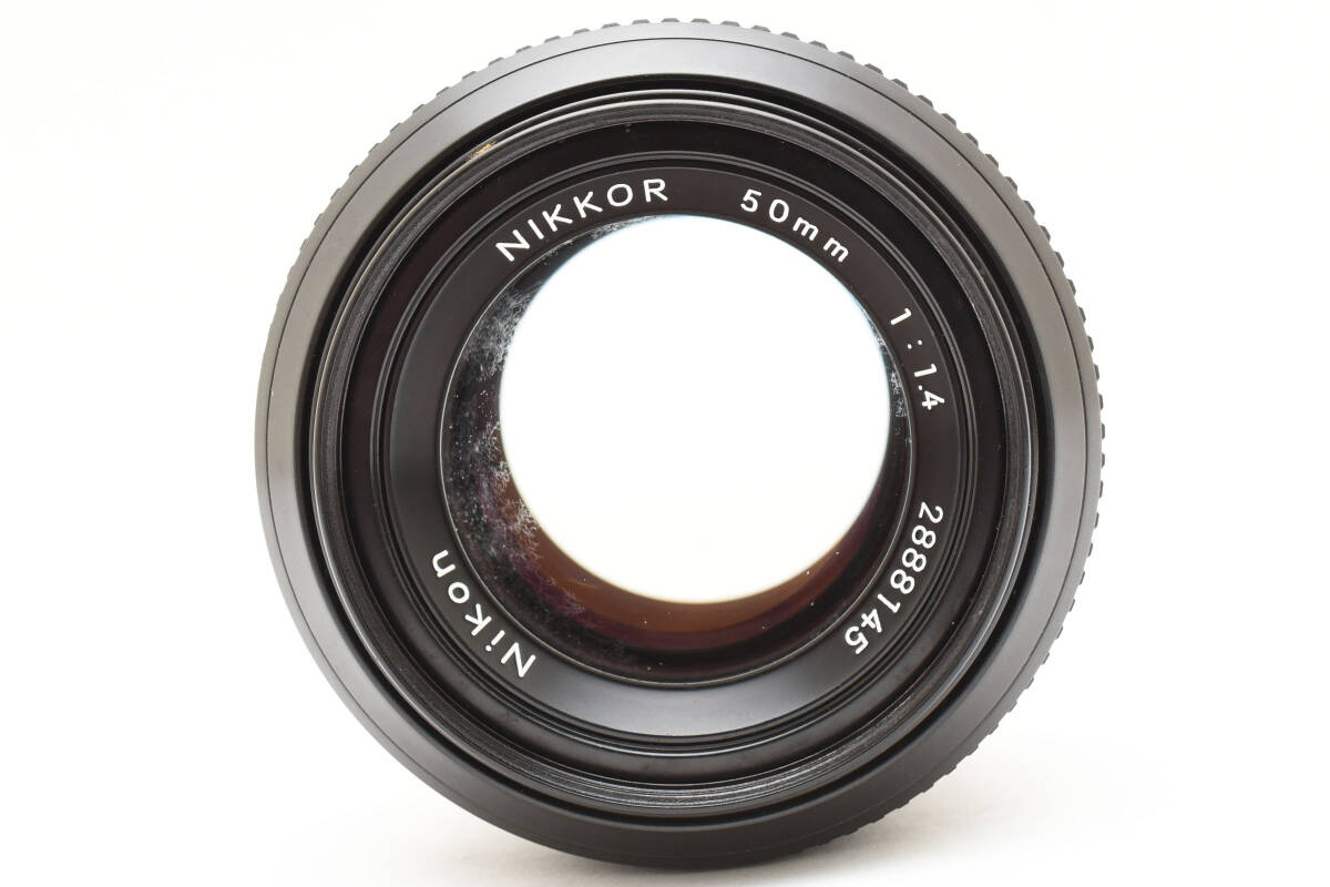 [ внешний вид превосходный товар ]Nikon Nikon NEW NIKKOR Nikkor 50mm 1:1.4 &FR колпак 1049