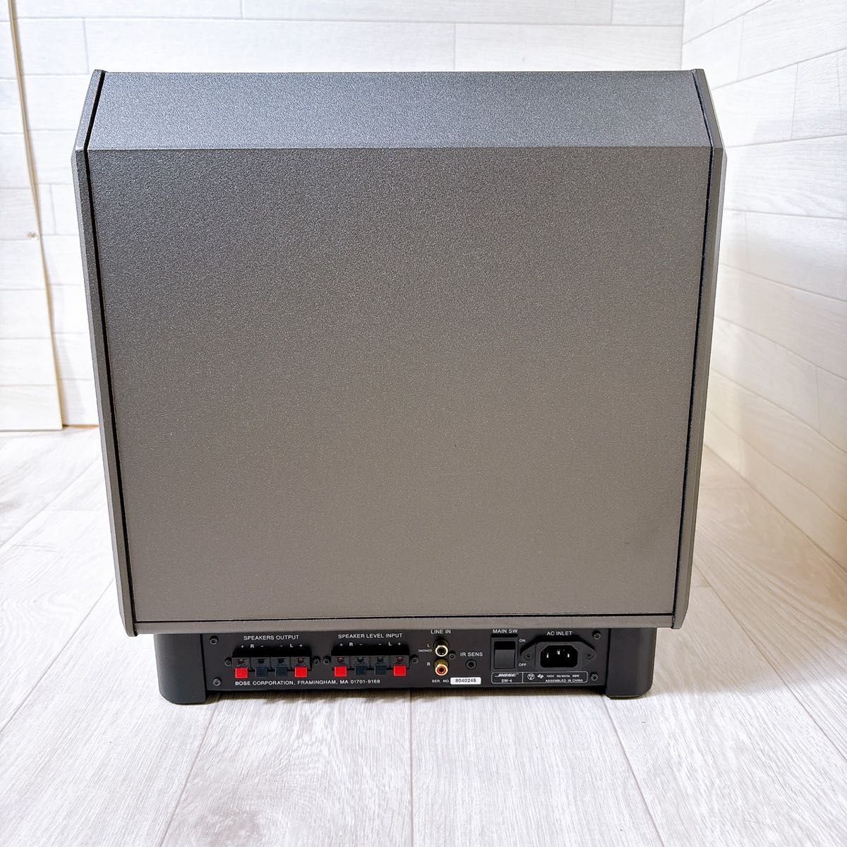 BOSE Bose MODEL SW-4 Powered Subwoofer система редкий редкость рабочий товар хорошая вещь рекомендация популярный звуковая аппаратура акустическое оборудование с дистанционным пультом 