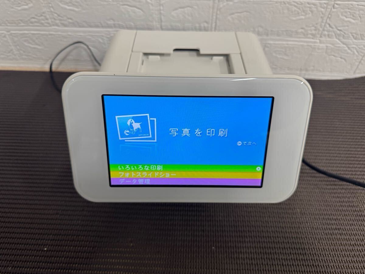 Colorio me コンパクトプリンター E-600 7.0型TFTカラー液晶 モニーター　リモコンなし　通電確認(rèn)のみ　D-249