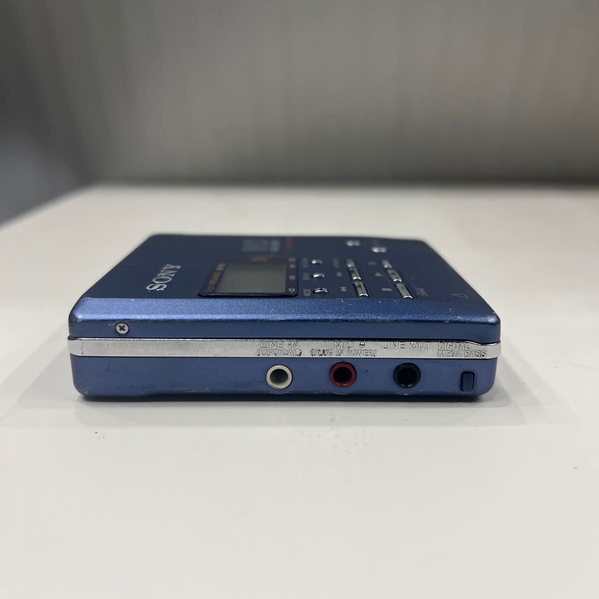 中古ジャンク 希少 当時物 SONY MD ウォークマン MZ-R55 ブルー 中古ジャンク 希少 当時物 SONY MD ウォークマン MZ-R55 ブルー